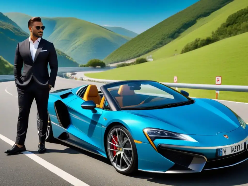 Un exclusivo servicio VIP en una estación de lujo en una carretera pintoresca