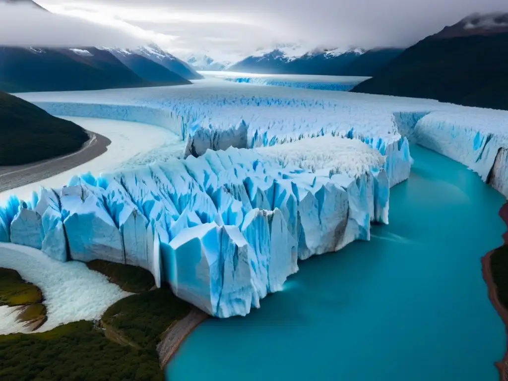 Glaciar Perito Moreno: Majestuosidad en Patagonia Glaciar Perito Moreno en Patagonia, Argentina: Historias de conservación en rutas hermosas de América